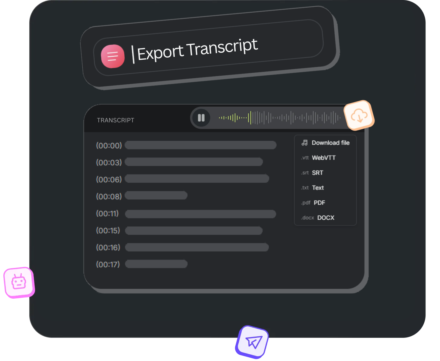 Transcript Audio To Text Example Audio to Text Converter — Transcribe Audio Files Online